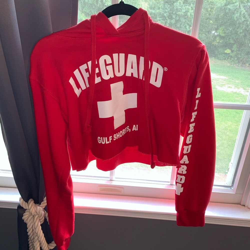 Lifeguard cropped hoodie